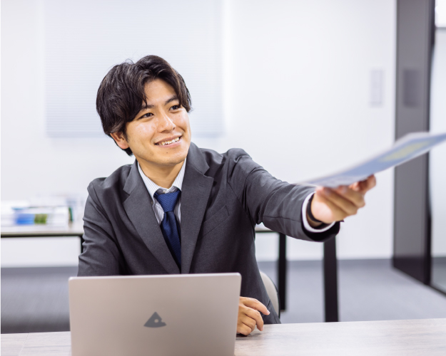 「仲間と切磋琢磨する日々。」